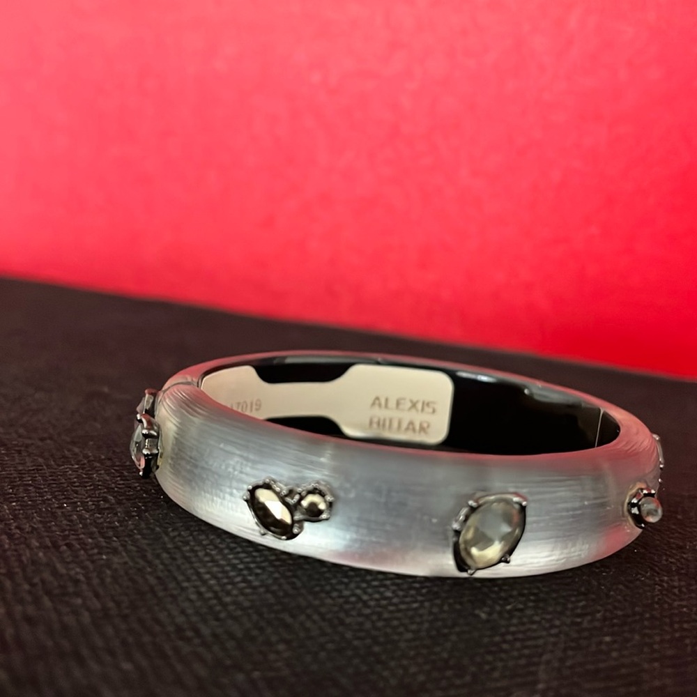 ALEXIS BITTAR GRAY CRYSTAL BRACELET